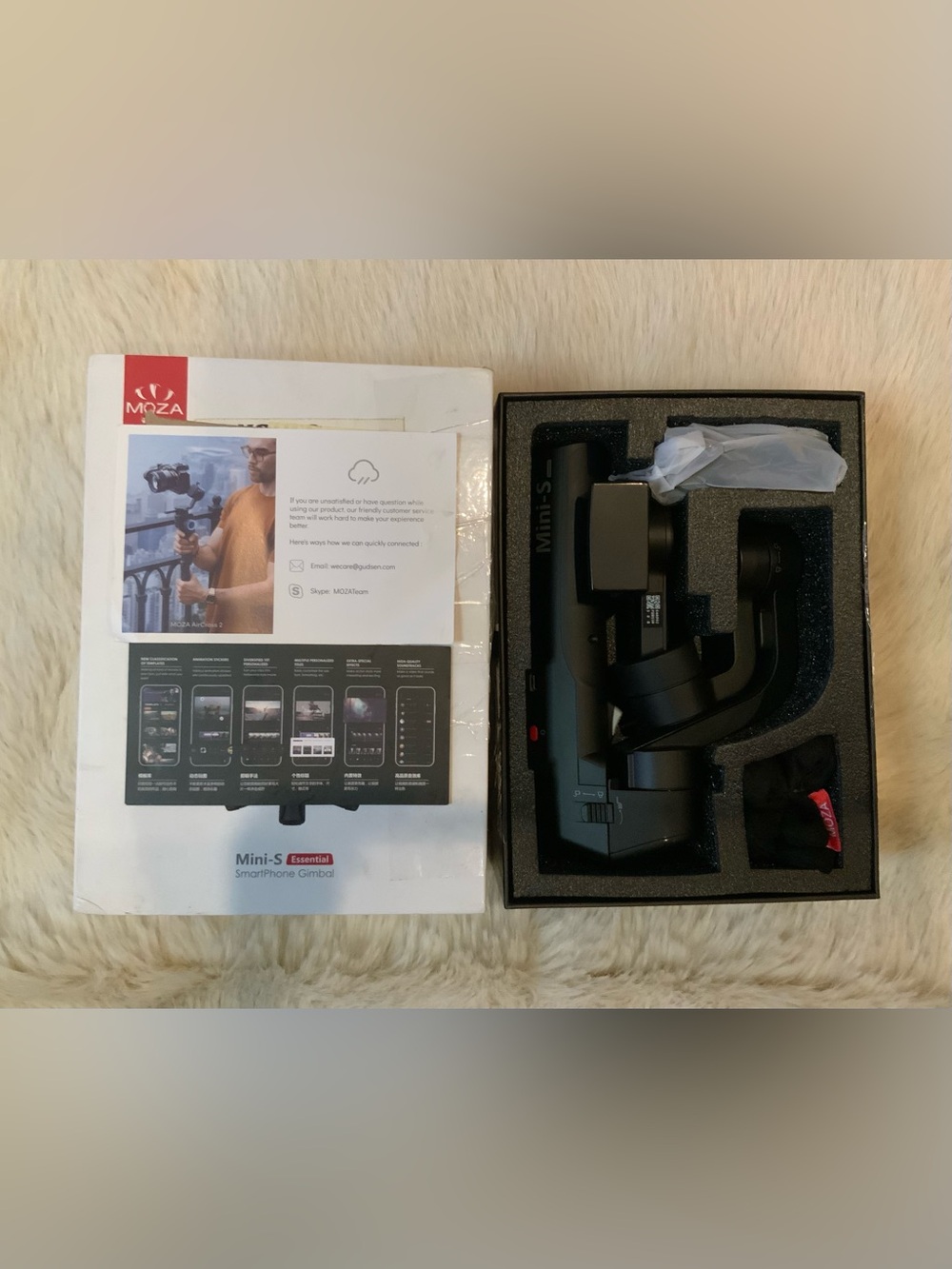 Moza Mini-S Smartphone Gimbal Stabilizer - Black
